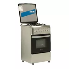 Cocina Tem Maia Combinada Acero Inox 3h + 1 Disco Oferta Loi