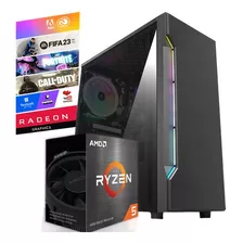 Torre Gamer Rgb Amd Ryzen 5 / Ram Ddr4 / Ssd 256gb Vega7 @pd