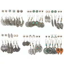 36 Pares Bohemios Pendientes Vintage Pendientes Largos