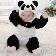 Urso Panda Fantasia Macacão Bebê Bichinhos Pronta Entrega