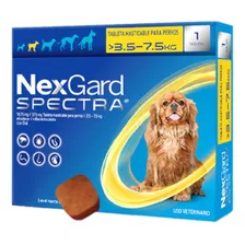 Nexgard Spectra 3,6-7,5kg Internos Externos Pastilla Tableta