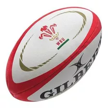 Pelota Rugby Midi Gilbert Oficial Colección Naciones Uar Color Rojo Blanco