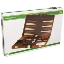 Chh 18 Brown Y Blanco Backgammon Set