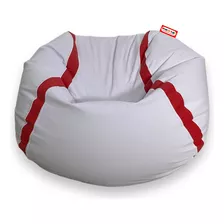 Sillon Puff Bola De Beisbol Soporta Hasta 95 Kgs