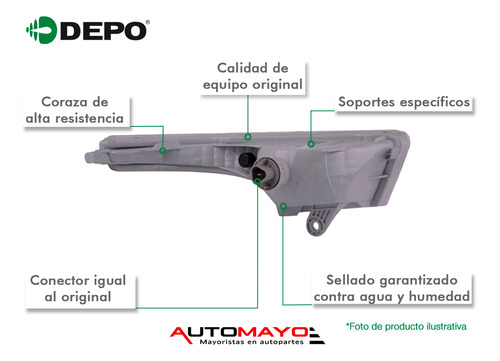 Un Cuarto Tras Reflejante Derecho S/foco Depo Optima 19-20 Foto 3