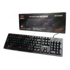 Teclado Gamer Mecânico Para Jogos Led Rgb Mox Mo-gk600