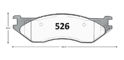 Pastillas De Frenos Delanteras Dodge Ram 1500 2003-2004 Foto 2