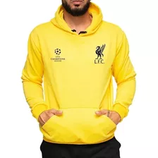 Moletom Canguru Liverpool Time Europeu Estampado Top