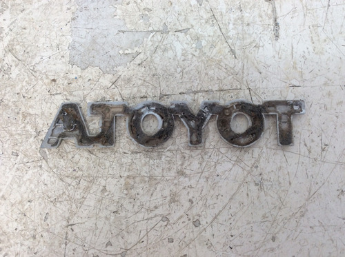 Emblema Letras Cajuela 1 Toyota 4runner Mod 03-09 Orig Foto 2