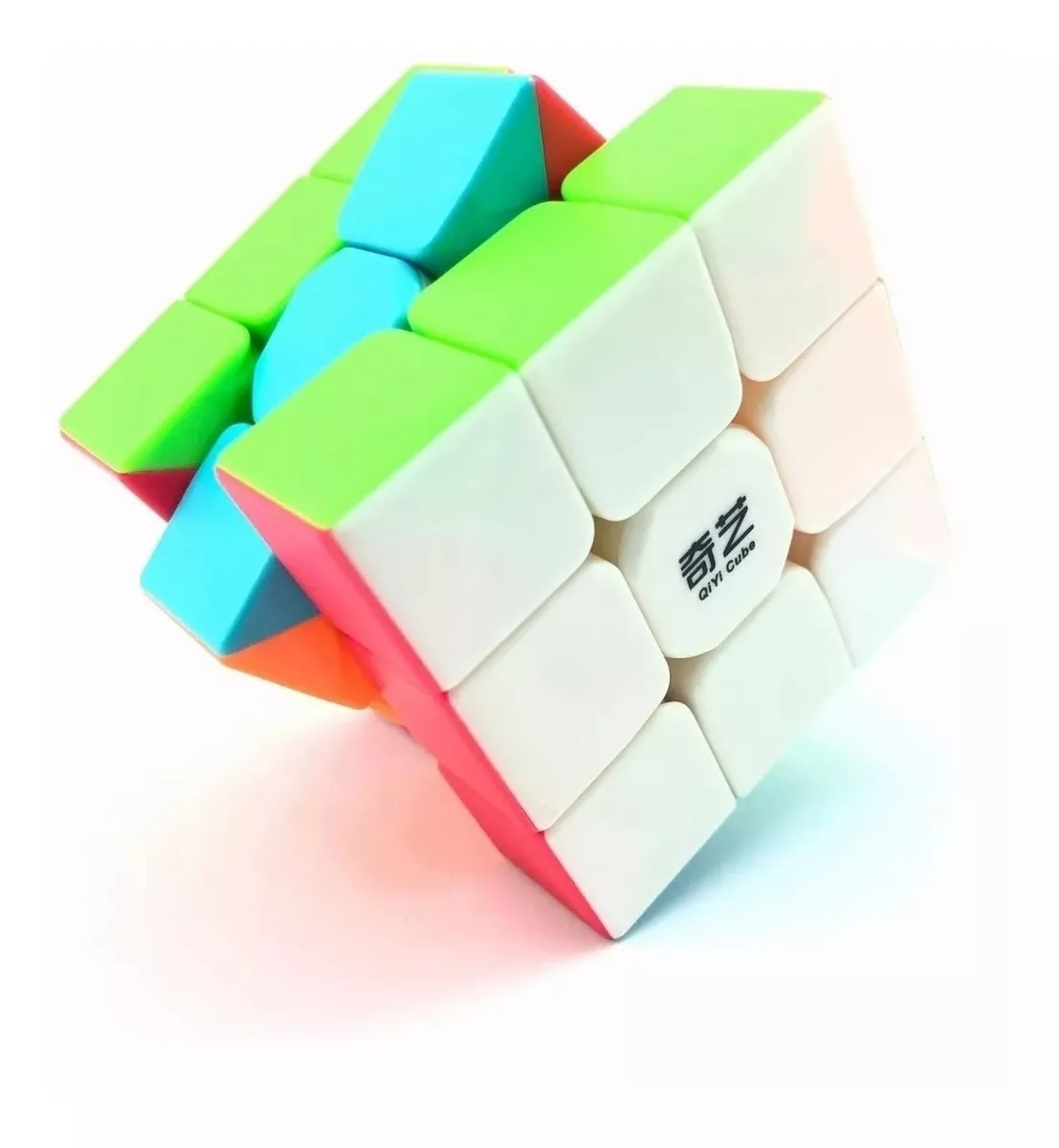 Cubo Rubik 3x3 Qiyi Warrior W Stickerless Lubricado