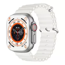 Reloj Inteligente T800 Ultra 2 Smartwatch Función Doble Toque Carga Inalámbrica Correa Deportiva Isdewatch Blanco
