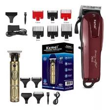 Kemei 2600 Cortar Cabelo + Kemei 700 B Acabamento Barba