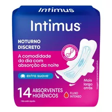 Absorvente Intimus Noturno Discreto 14un