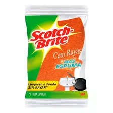 Fibra Esponja Scotch Brite Cero Rayas Mas Espuma