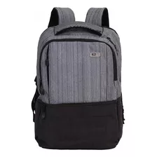 Mochila Espalda Tiempo Libre Elf Gris Portanotebook 3636b