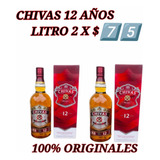 Wisky Chivas Regal 12 Años De Litro Originales