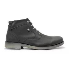 Bota Coturno Masculino Couro Cano Curto Sola Antiderrapante