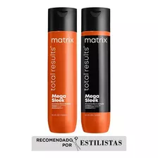  Kit Matrix De Shampoo + Acondicionador Anti-frizz Mega Sleek