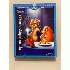 Blu-ray + Dvd A Dama E O Vagabundo Edição Diamante Disney