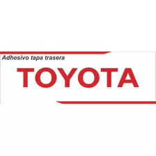 Adhesivo En Vinilo De Corte Toyota