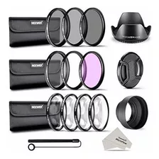 Filtros Para Lente Kit 58mm (uv/fld/cpl) (nd2/nd4/nd8)