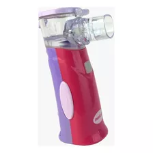 Inalador Air Mesh Colors Baby Com Bateria Rosa - Medicate 110v/220v