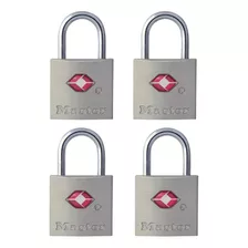 Candados Para Equipaje Tsa Master Lock 4683q, Llave, Paquete