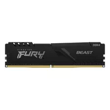 Memória Ram Fury Beast Ddr4 Color Preto 32gb 1 Kingston Kf432c16bb/32