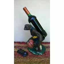 Figura Mono Camiseta Boca Juniors Basquet Porta Botella Vino