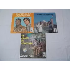 ' Vinil Lp - Filhos De Aparecida Grauna - Lote Com 3 Discos