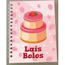 Agenda Confeitaria Personalizada Com 300 Páginas