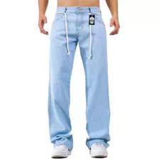 Calça Jeans Balão Skatista Larga Masculina