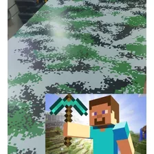 Vinilo Minecraft Decorativo Camuflado Pixelado Minecraft M2