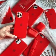 Funda Silicone Case Para iPhone Rojo