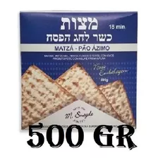 Pão Ázimo Matza Para Ceia Judaica Rabino M. Snayde 500g #