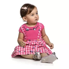 Vestido Infantil Xadrez Lecimar