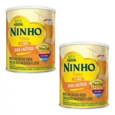 Composto Lácteo Ninho Fases Zero Lactose Sem Glùten 700g Kit