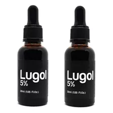 Solución De Yodo Lugol 5% 2 Piezas De 30 Ml