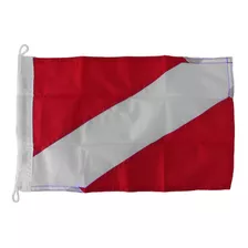Bandeira De Mergulho Dupla Face P/ Embarcações 24x40cm