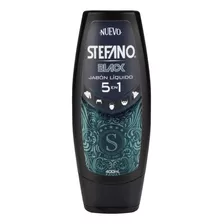 Jabón Líquido Corporal Stefano 5 En 1 Black 400ml