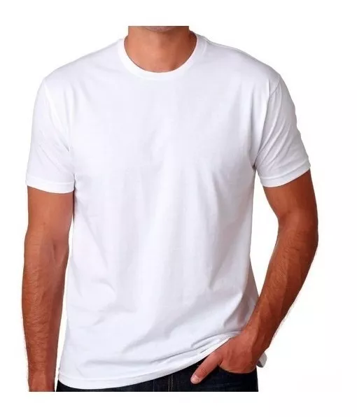 Camiseta Masculina Básica Algodão Preta Branca Blusa
