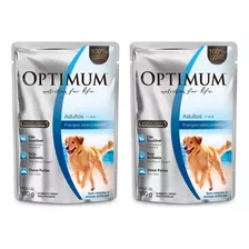 Ração Úmida Sachê Optimum Cães Adultos 100g Sabor Frango