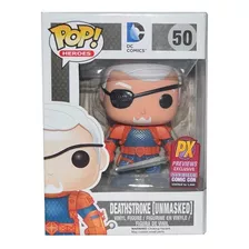 Funko Pop Deathstroke Unmasked #50 Px San Diego Cómic-con