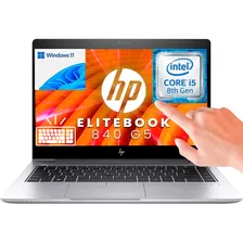 Laptop Hp Elitebook Táctil Core I5 8th 8gb Ram 256gb Ssd