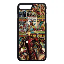 Funda Protector Case Para iPhone 8 Plus Iron Man Marvel