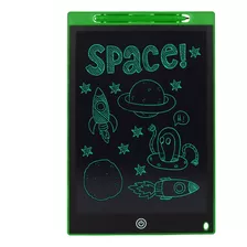 Pizarron Magico Lcd P/ Dibujo Y Escritura 12 Pulgadas Color Verde