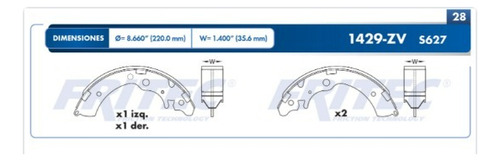 Balatas Traseras Compatible Suzuki Jimny 2021-2023 1429s627 Foto 6