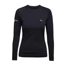 Camiseta Feminina Puma Térmica Manga Longa Proteção Uv50+