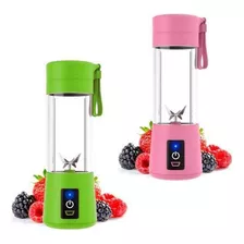 Kit 2 Mini Liquidificador Portátil Juicer Cup 6 Lâminas Usb