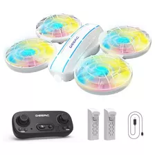 Mini Drone Niños, D33 Led Drone De Control Remoto 2 Ba...